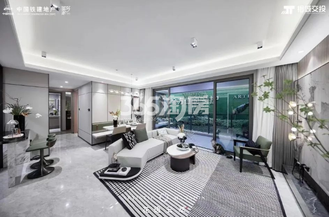 花语云萃华庭客厅109㎡_苏州中国铁建·花语云萃_苏州新房网_365淘房