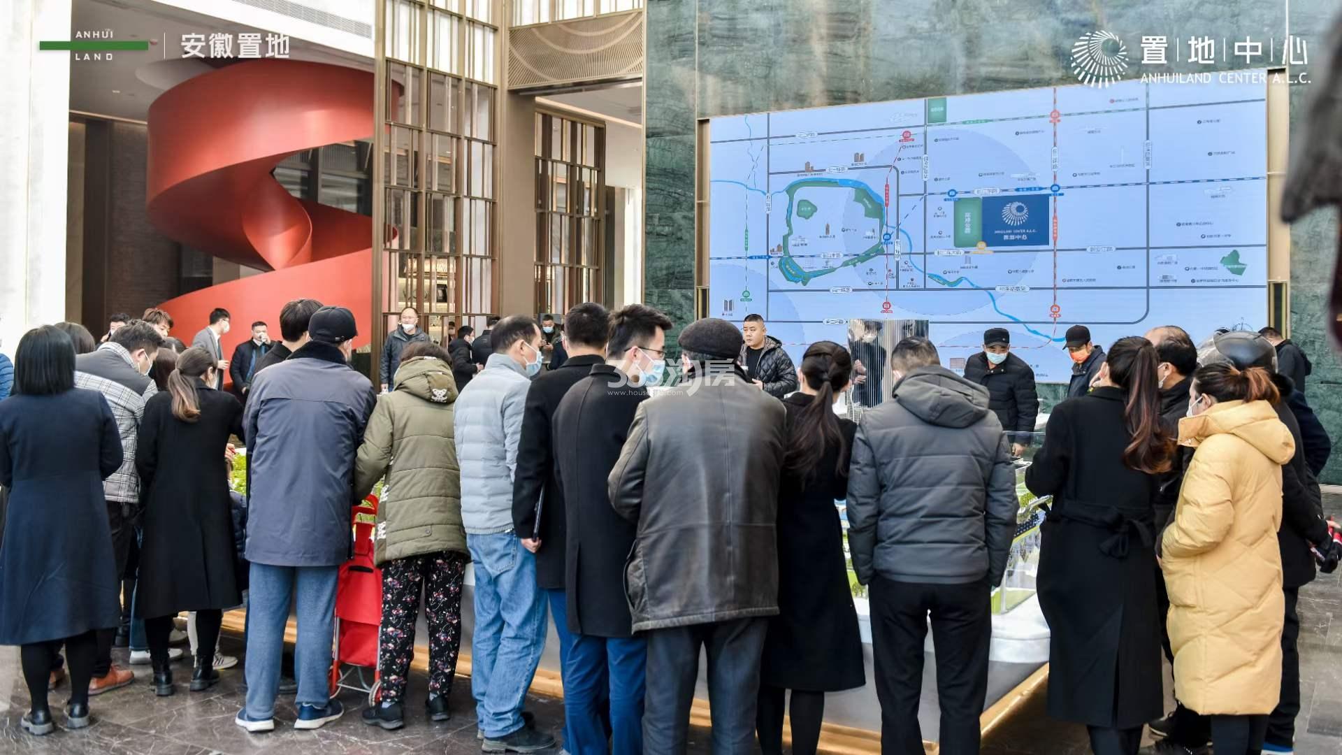 置地中心示范区开放活动现场图(2023.1.6)_合肥置地中心_合肥新房网_365淘房