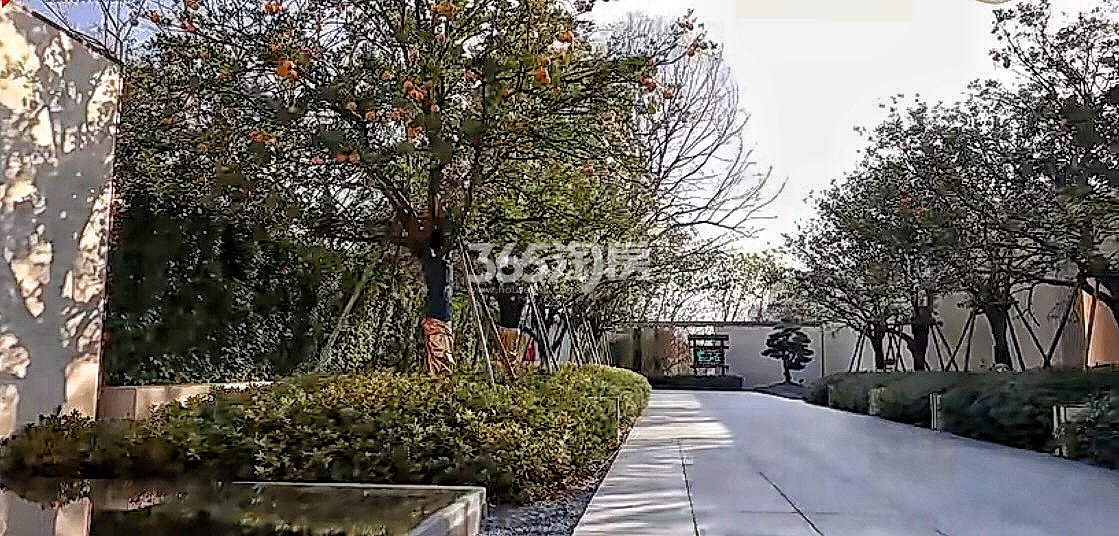 青山湖畔御庭园实景图