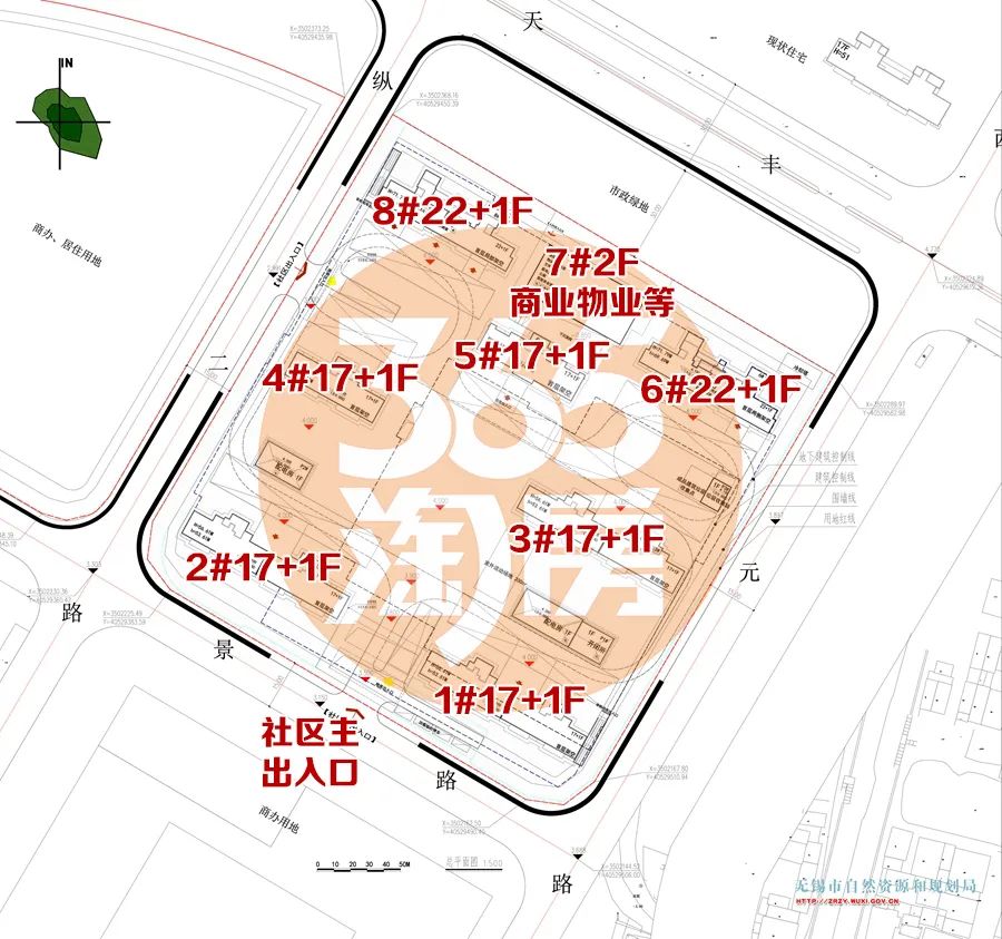 楼面价12100元/㎡!拟建7栋住宅!惠山新项目亮相-无锡365淘房