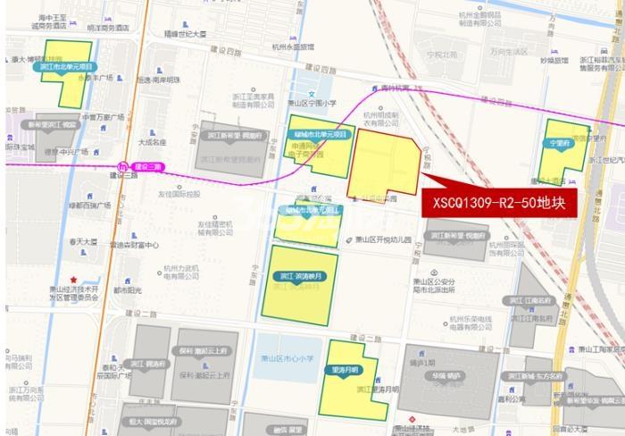 绿城市北105号地块交通图