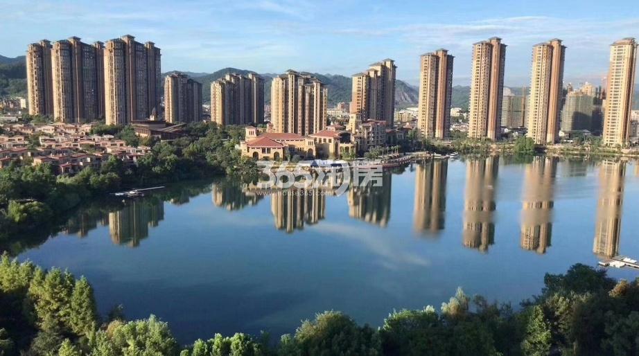 东海闲湖城玉屏湾实景图