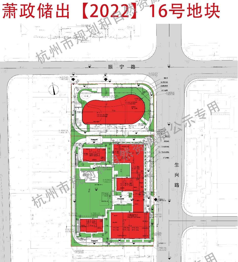 金帝宁围16号地块规划总平面图