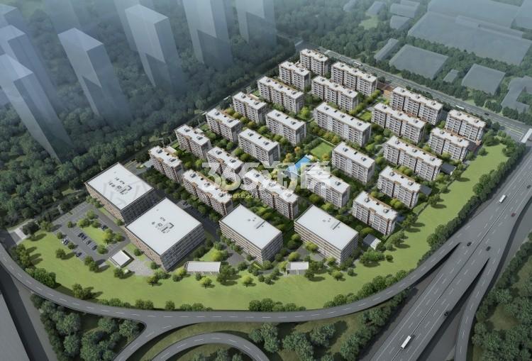 滨江翠栖府规划效果图
