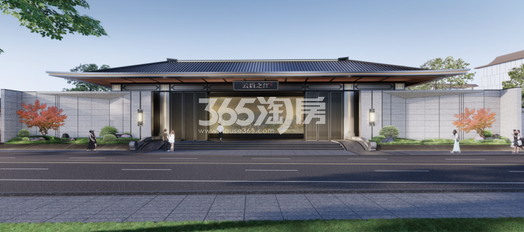 建发之江城投云启之江首开地块门头（过程稿）