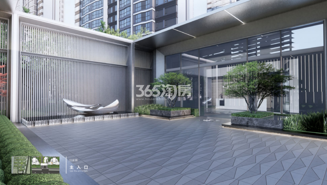 中海观江樾社区示意图_南京中海观江樾_南京新房网_365淘房