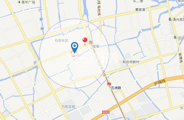 听荷芳翠府交通图