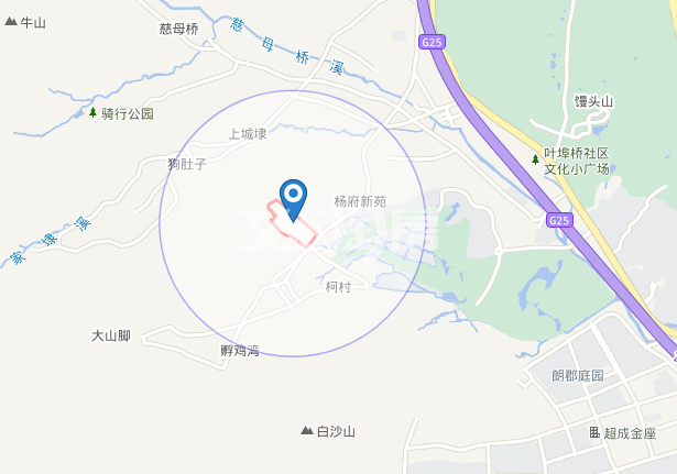 中海月陇云岚轩交通图