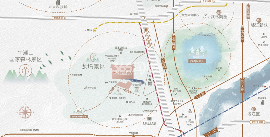 绿郊铭城交通图