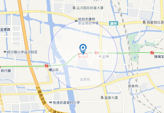大家运河集团运河新城82号地块交通图