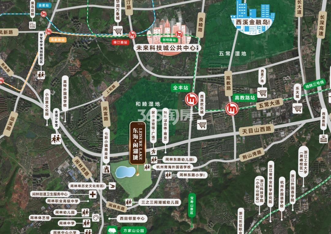 东海闲湖城栖霞湾交通图