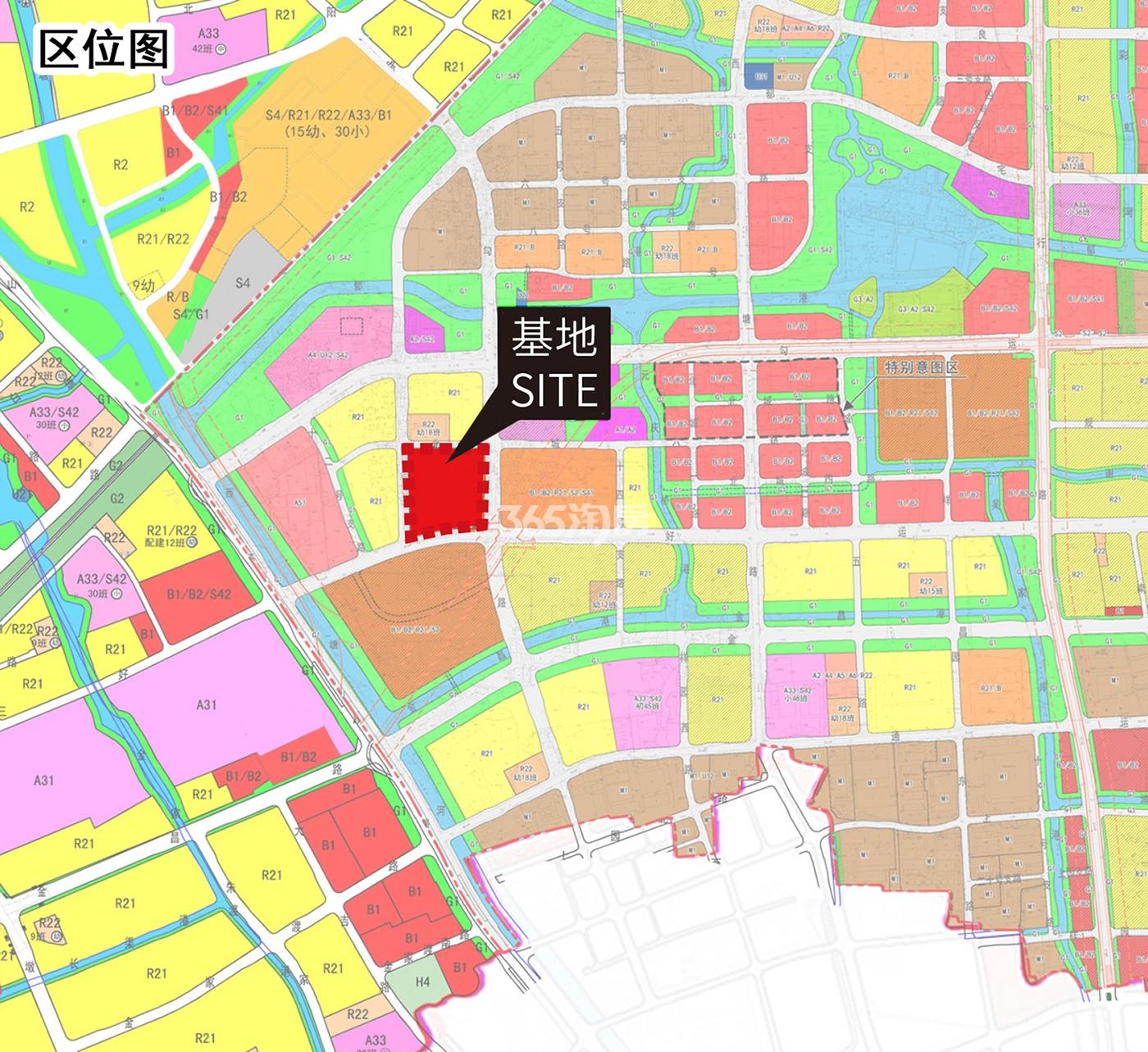 滨江勾庄46号地块区位图