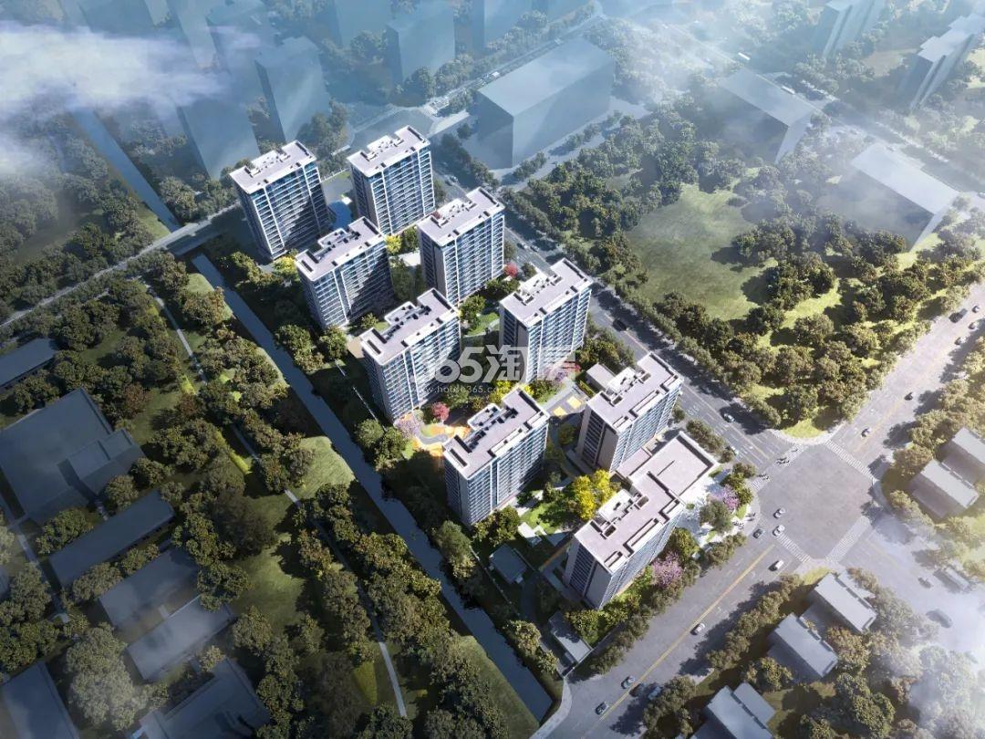 华发联发悦望荟鸟瞰图