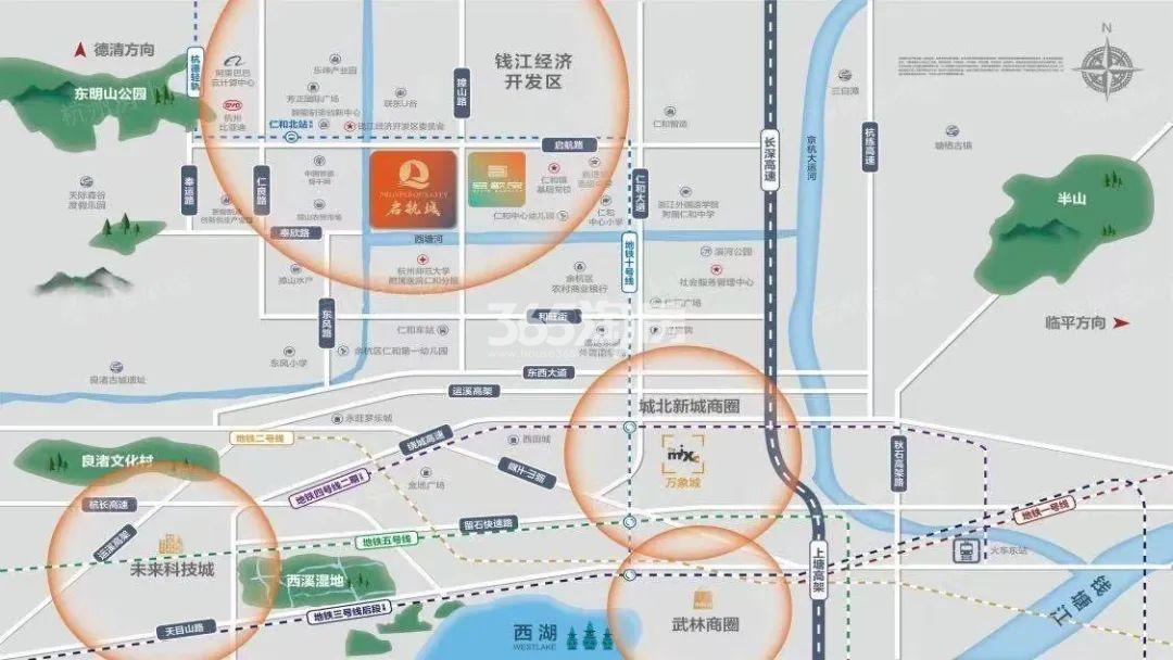 华元启歆府交通图