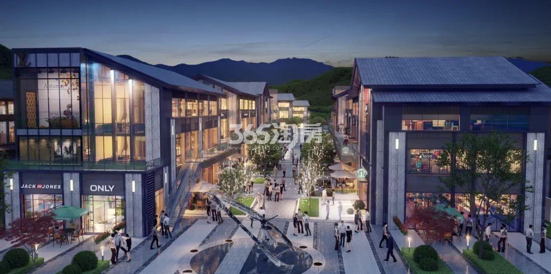 绿郊铭城步行街效果图
