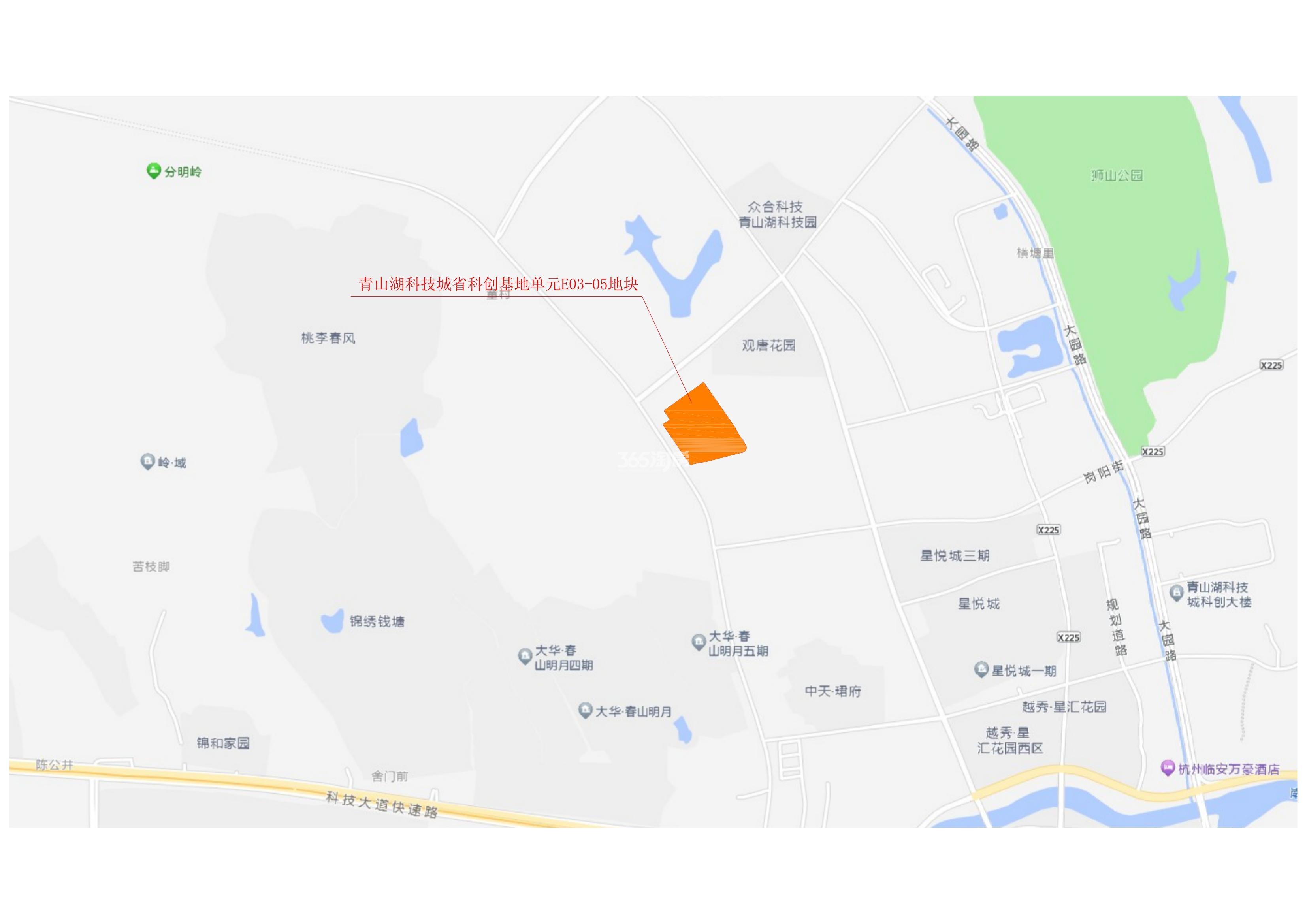 鑫科青山湖科技城87号地块交通图