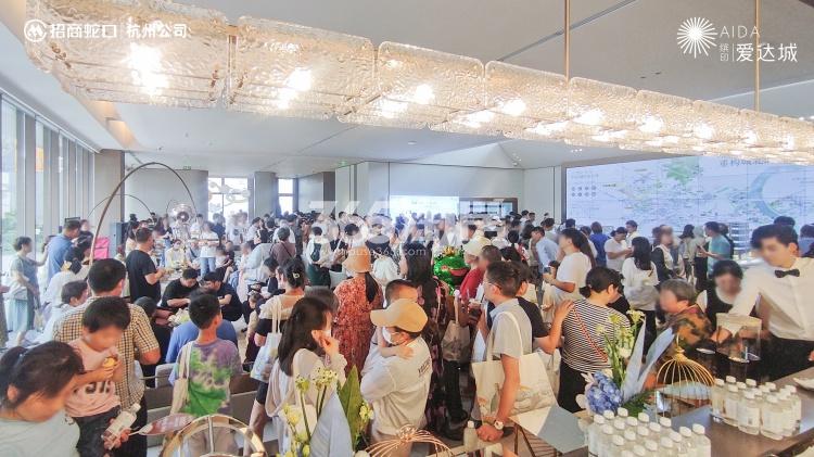 缤印爱达城示范区开放现场