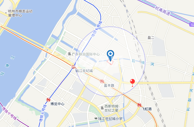 中海世纪城23号地块区位图