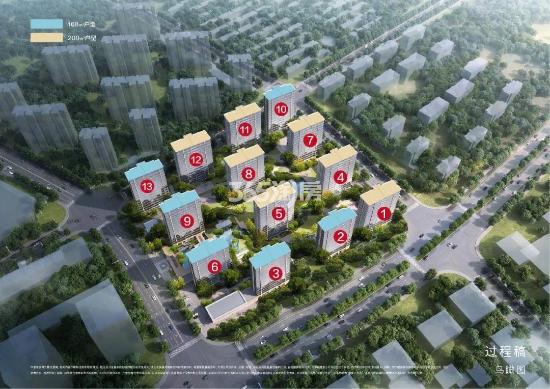 西房中天湖翠云来府鸟瞰图