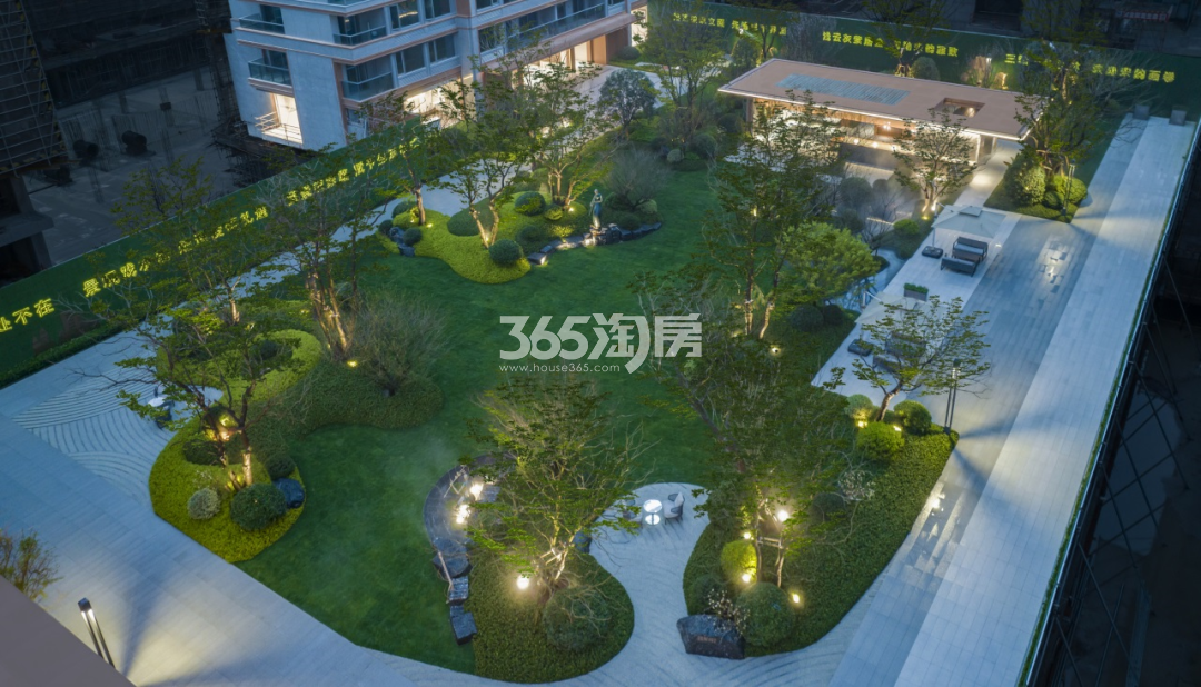中天海威云咏汀洲府实景图