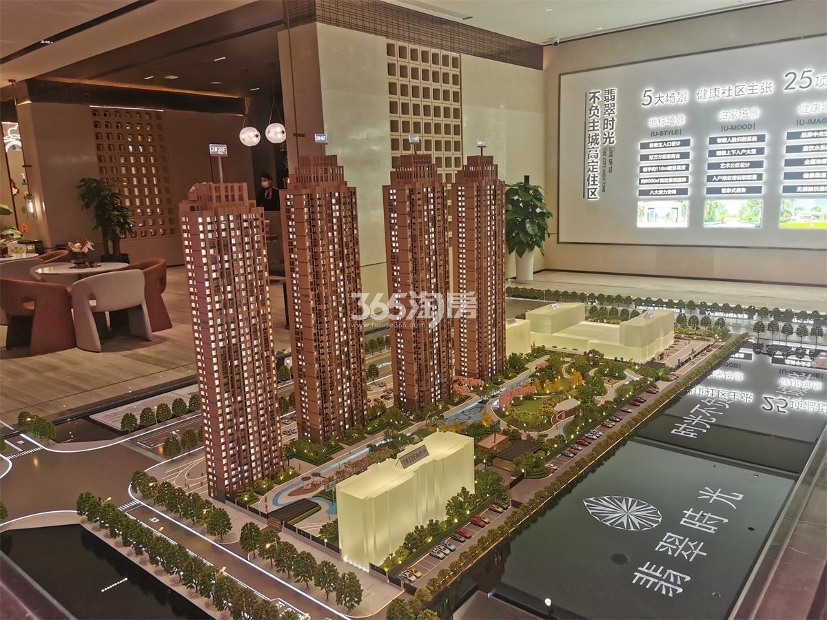 翡翠时光现场沙盘实景图(2022.12.26)_合肥翡翠时光_合肥新房网_365淘房