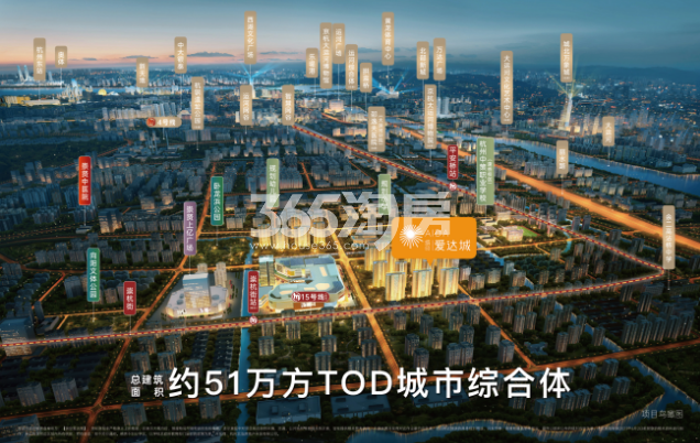 缤印爱达城交通图