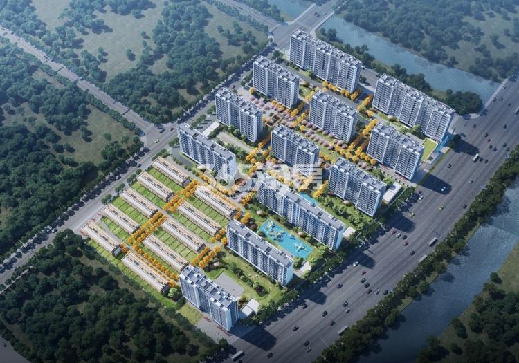华元瓶窑78号地块规划效果图