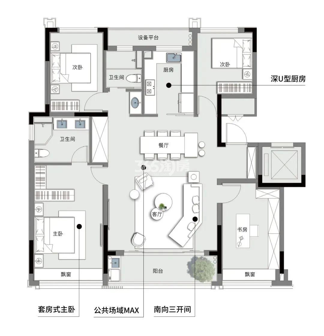 杭州大家桃境满元里楼盘户型图_杭州365淘房