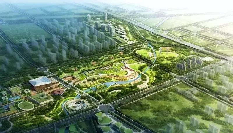 体育馆将于2023年交付使用;生态方面,清凉寺森林公园,长安中央公园